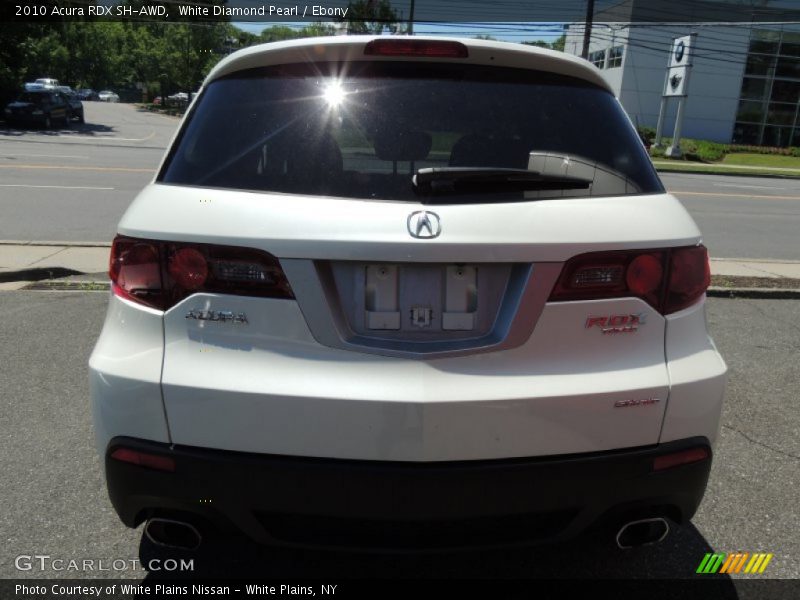 White Diamond Pearl / Ebony 2010 Acura RDX SH-AWD