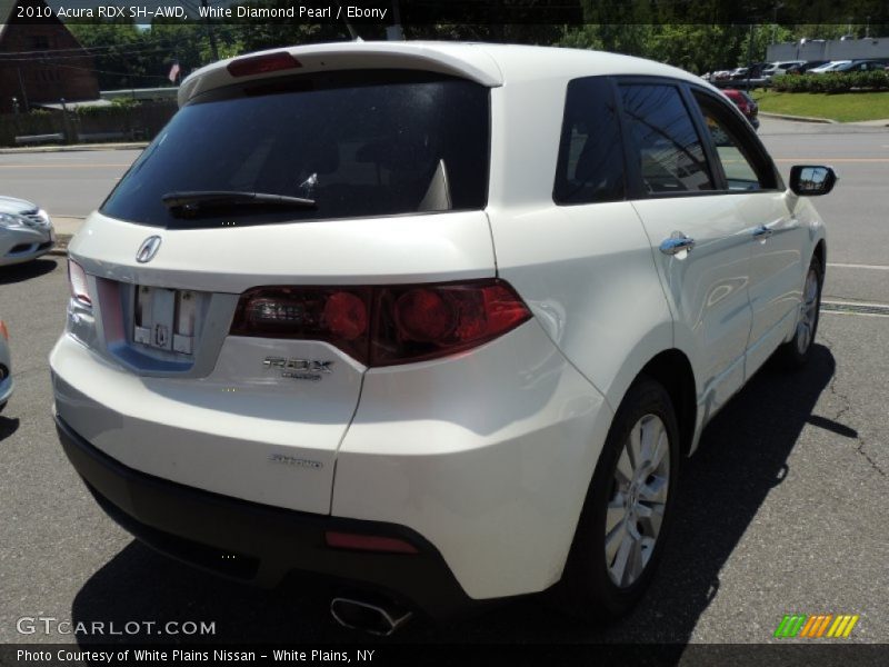 White Diamond Pearl / Ebony 2010 Acura RDX SH-AWD
