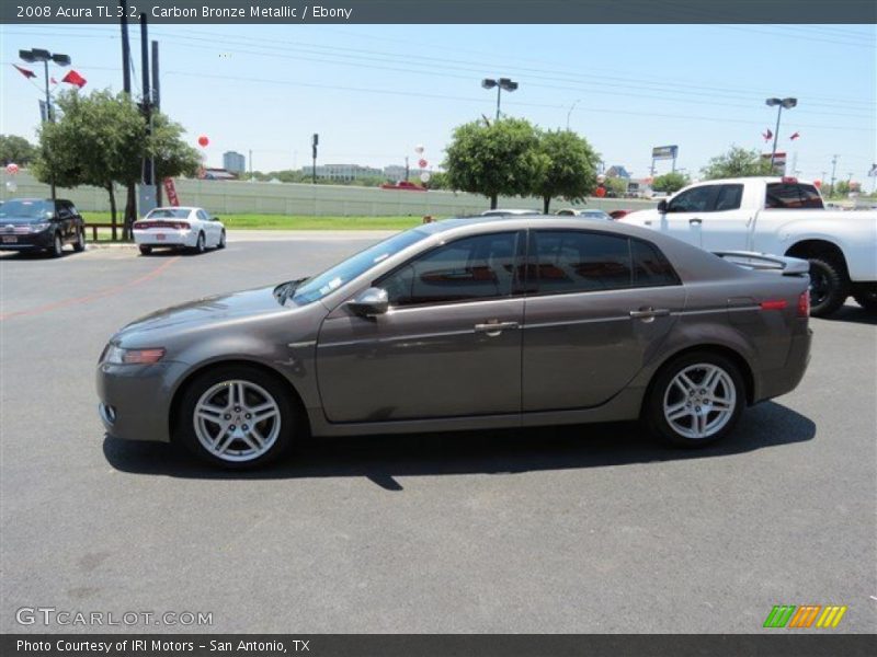 Carbon Bronze Metallic / Ebony 2008 Acura TL 3.2