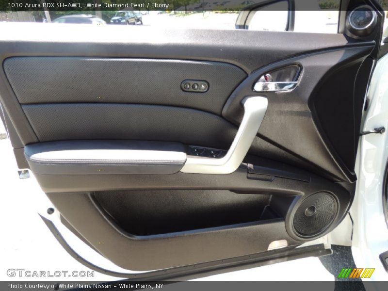 White Diamond Pearl / Ebony 2010 Acura RDX SH-AWD