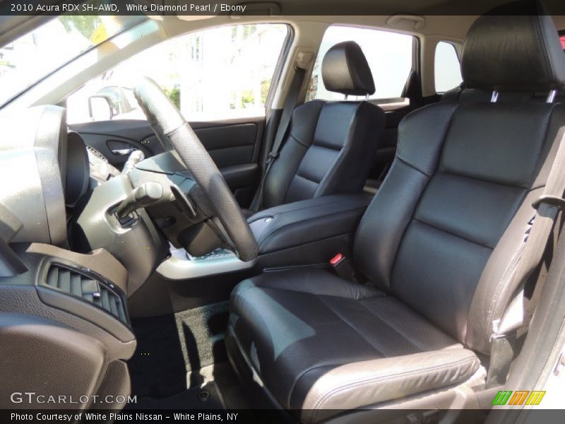White Diamond Pearl / Ebony 2010 Acura RDX SH-AWD