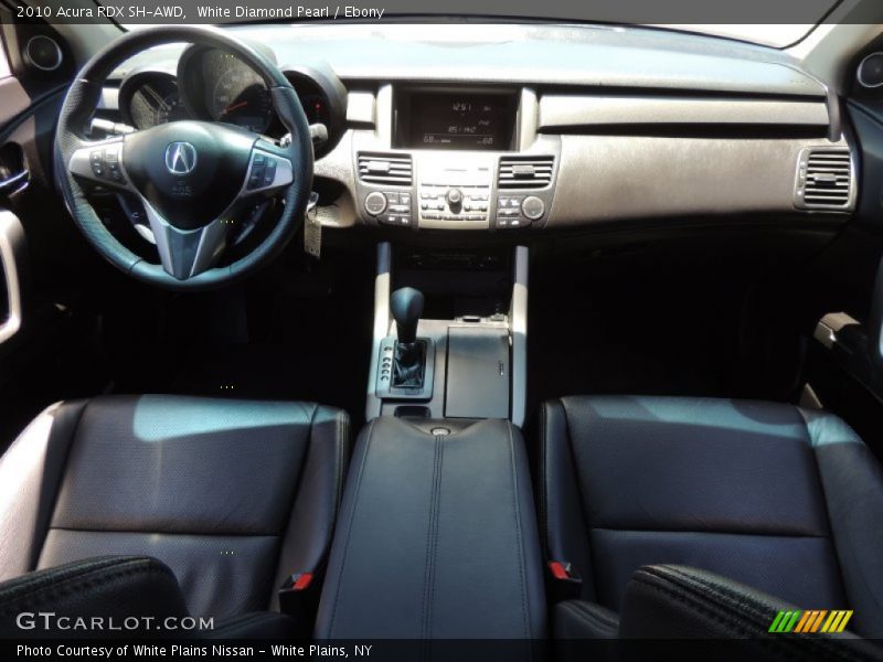 White Diamond Pearl / Ebony 2010 Acura RDX SH-AWD
