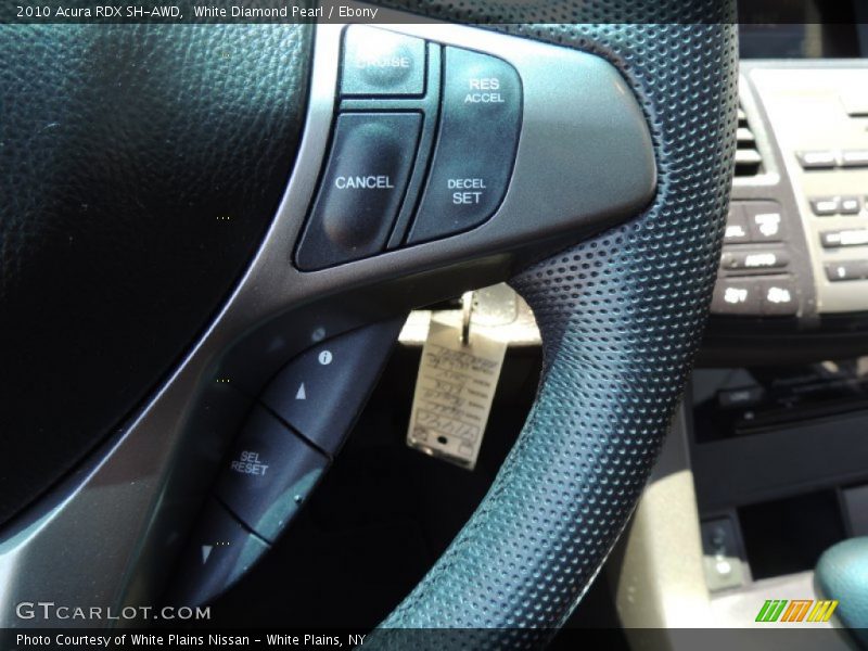 White Diamond Pearl / Ebony 2010 Acura RDX SH-AWD