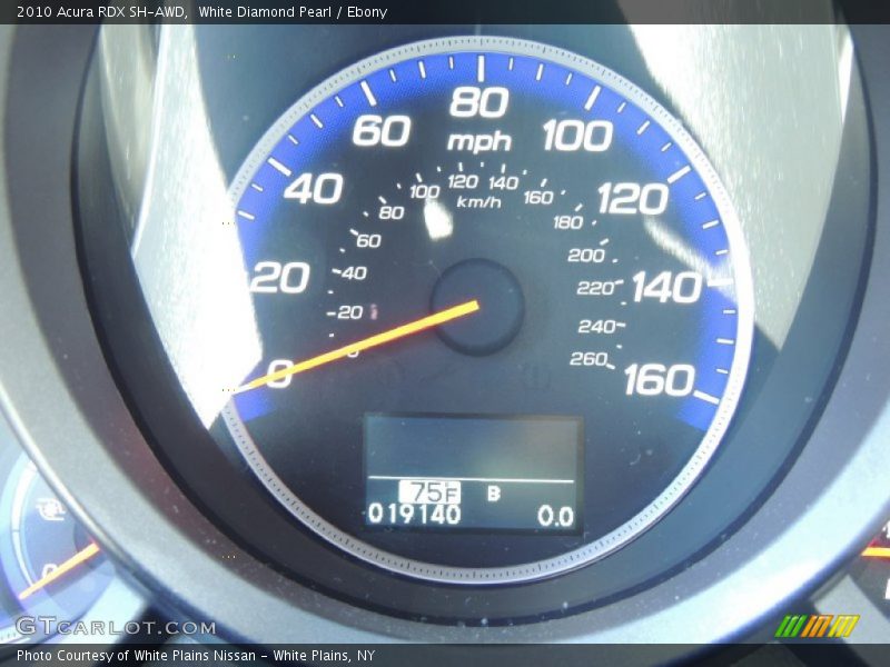 White Diamond Pearl / Ebony 2010 Acura RDX SH-AWD