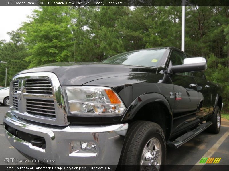 Black / Dark Slate 2012 Dodge Ram 2500 HD Laramie Crew Cab 4x4