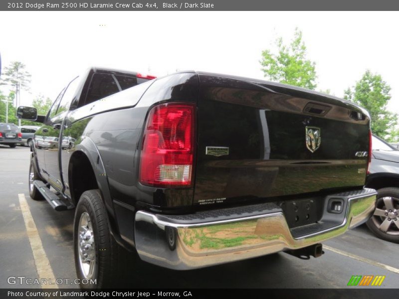 Black / Dark Slate 2012 Dodge Ram 2500 HD Laramie Crew Cab 4x4