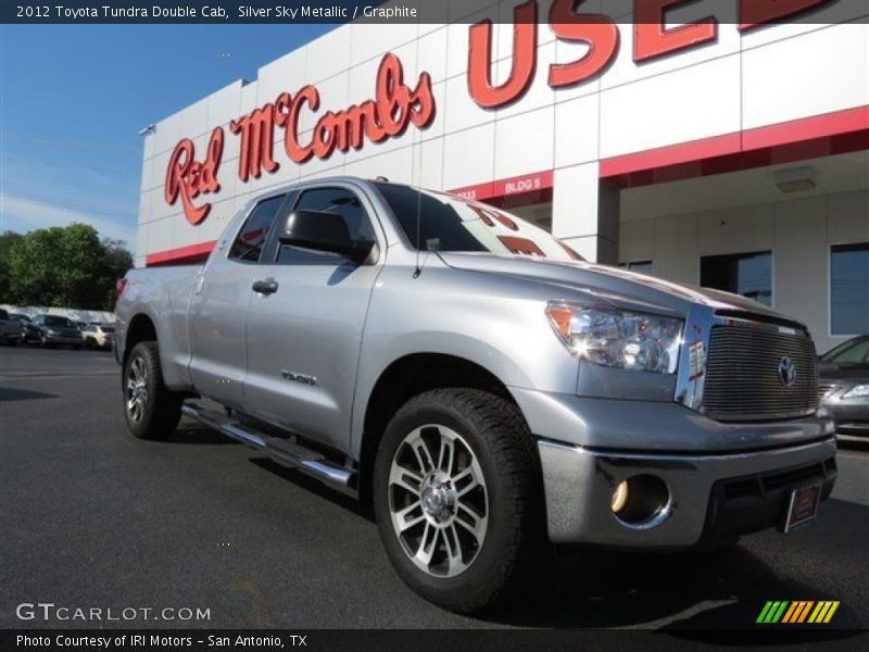 Silver Sky Metallic / Graphite 2012 Toyota Tundra Double Cab