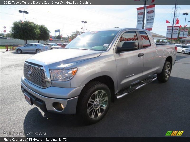 Silver Sky Metallic / Graphite 2012 Toyota Tundra Double Cab