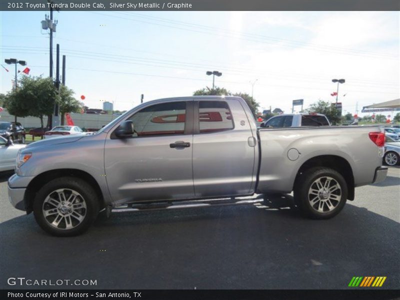 Silver Sky Metallic / Graphite 2012 Toyota Tundra Double Cab