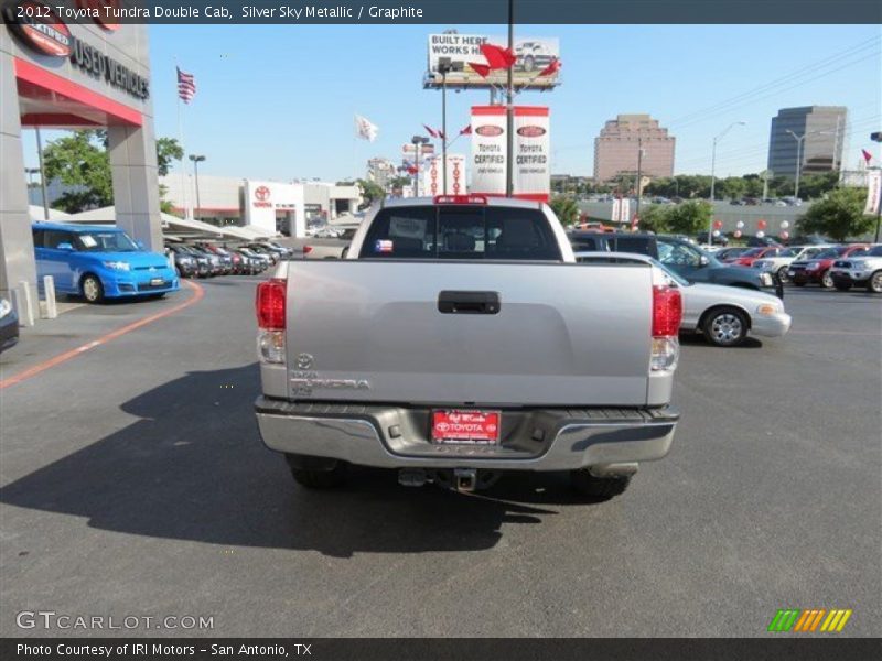 Silver Sky Metallic / Graphite 2012 Toyota Tundra Double Cab