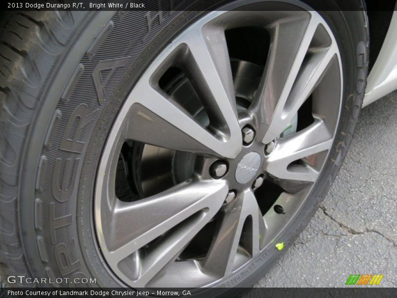 Bright White / Black 2013 Dodge Durango R/T