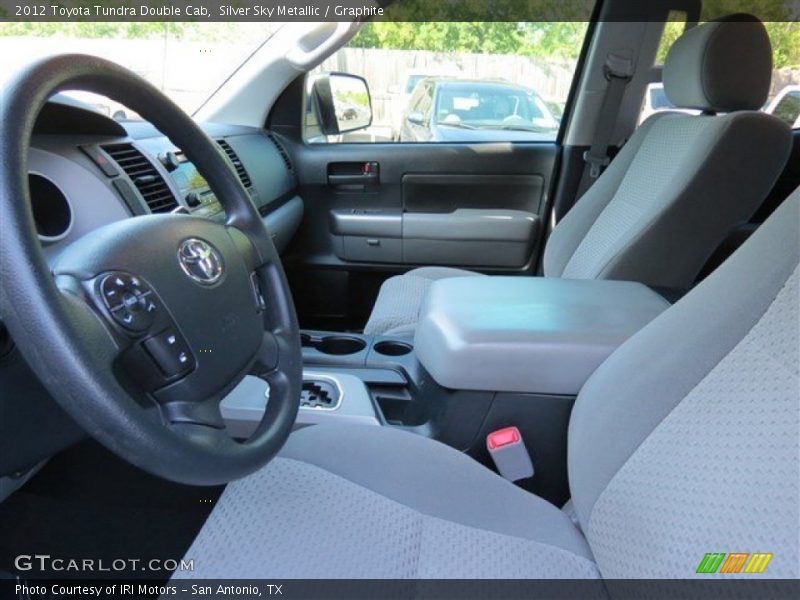 Silver Sky Metallic / Graphite 2012 Toyota Tundra Double Cab