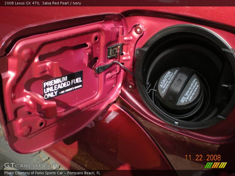 Salsa Red Pearl / Ivory 2008 Lexus GX 470