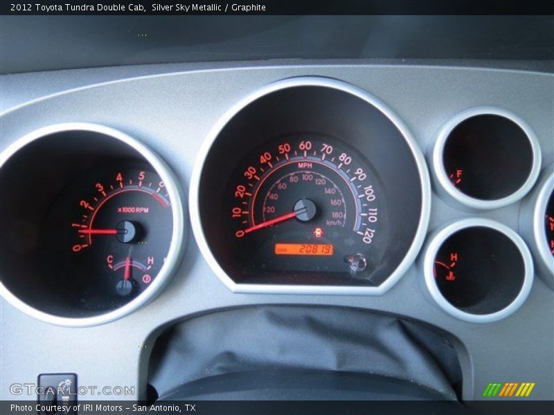 Silver Sky Metallic / Graphite 2012 Toyota Tundra Double Cab