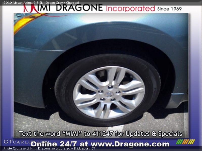 Ocean Gray / Charcoal 2010 Nissan Altima 2.5 SL