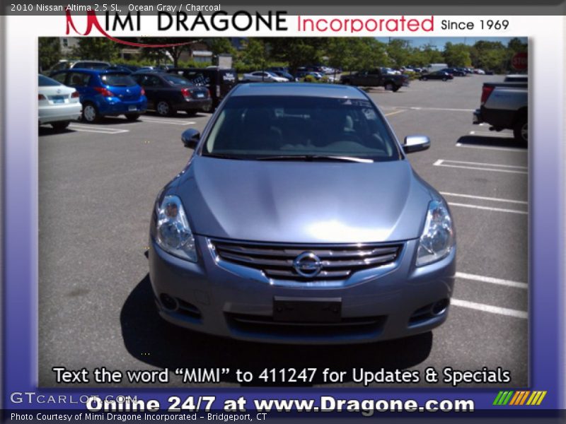 Ocean Gray / Charcoal 2010 Nissan Altima 2.5 SL