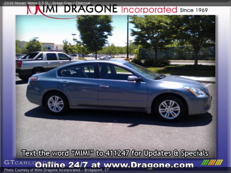 Ocean Gray / Charcoal 2010 Nissan Altima 2.5 SL