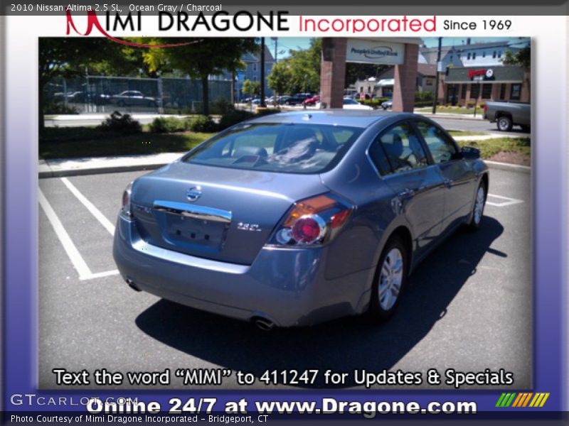 Ocean Gray / Charcoal 2010 Nissan Altima 2.5 SL