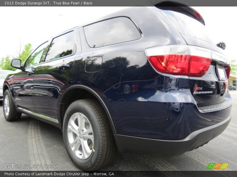 True Blue Pearl / Black 2013 Dodge Durango SXT