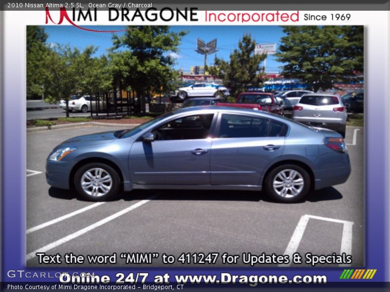 Ocean Gray / Charcoal 2010 Nissan Altima 2.5 SL