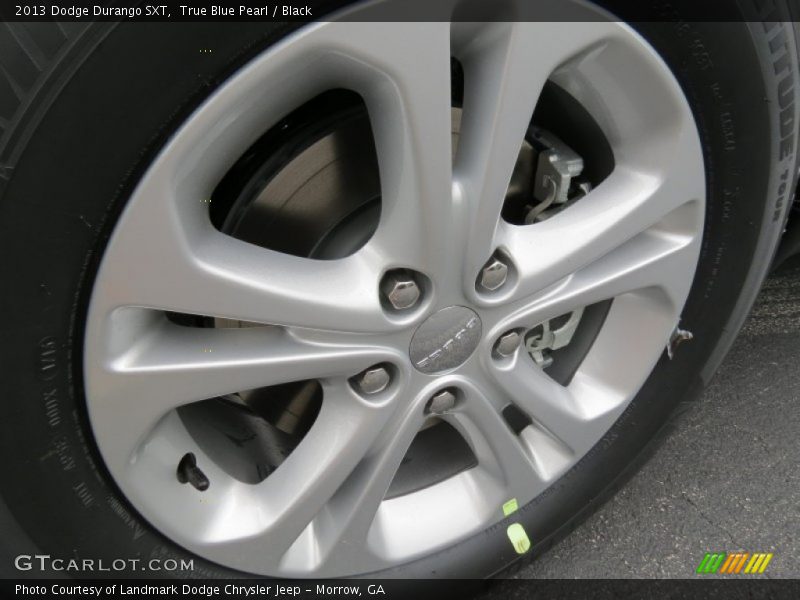 True Blue Pearl / Black 2013 Dodge Durango SXT