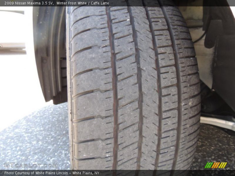 Winter Frost White / Caffe Latte 2009 Nissan Maxima 3.5 SV