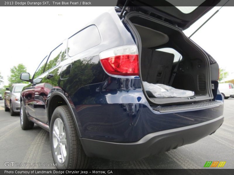 True Blue Pearl / Black 2013 Dodge Durango SXT