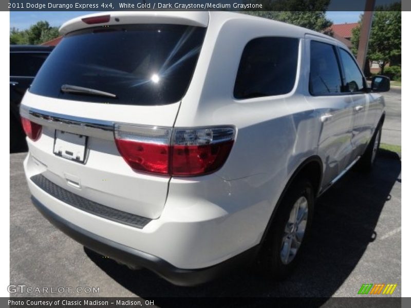 White Gold / Dark Graystone/Medium Graystone 2011 Dodge Durango Express 4x4
