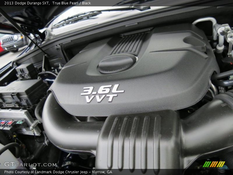 True Blue Pearl / Black 2013 Dodge Durango SXT