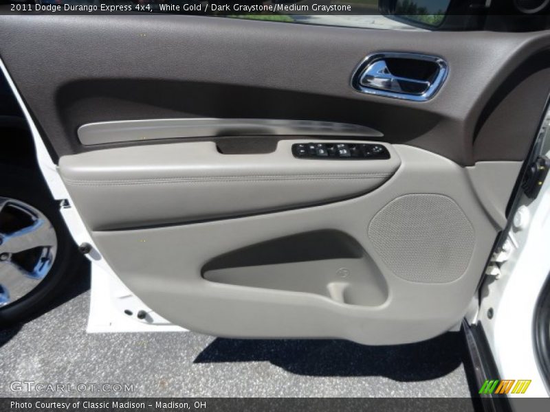 White Gold / Dark Graystone/Medium Graystone 2011 Dodge Durango Express 4x4