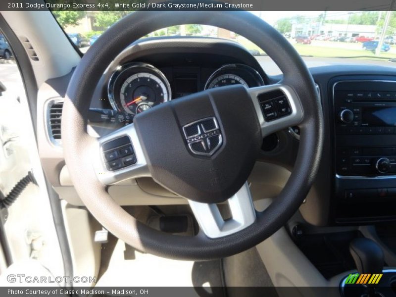 White Gold / Dark Graystone/Medium Graystone 2011 Dodge Durango Express 4x4