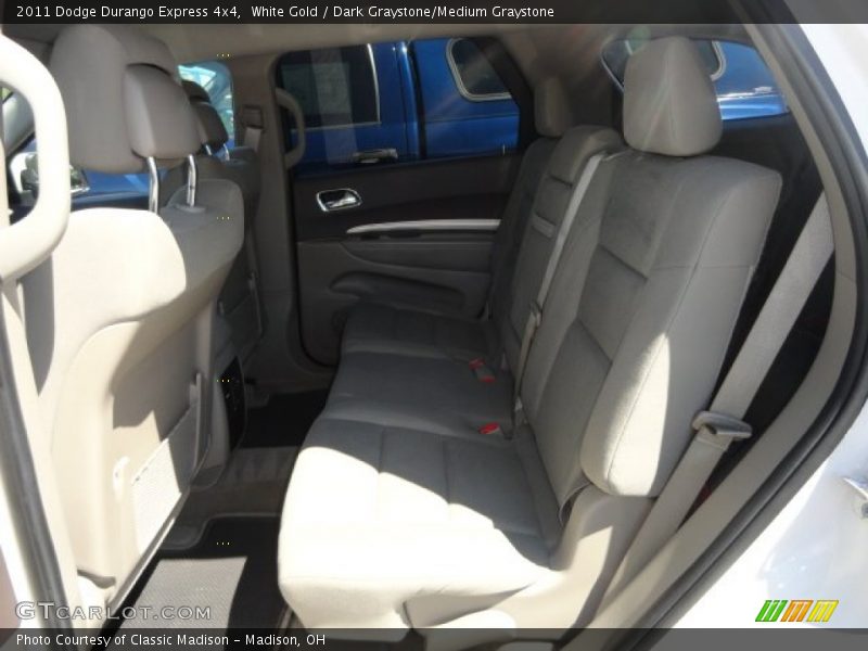 White Gold / Dark Graystone/Medium Graystone 2011 Dodge Durango Express 4x4