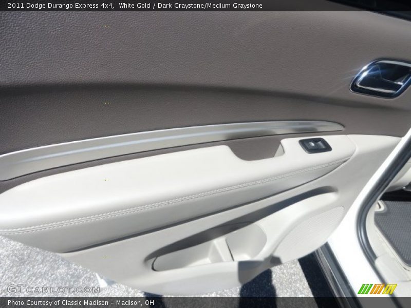 White Gold / Dark Graystone/Medium Graystone 2011 Dodge Durango Express 4x4