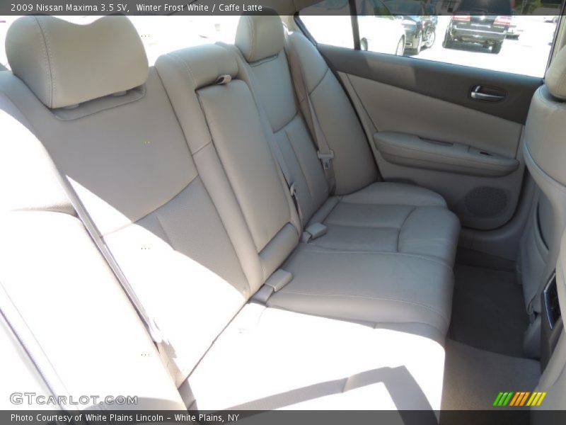 Winter Frost White / Caffe Latte 2009 Nissan Maxima 3.5 SV