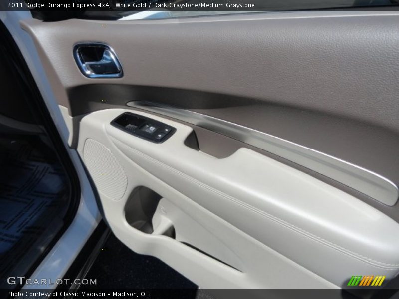 White Gold / Dark Graystone/Medium Graystone 2011 Dodge Durango Express 4x4