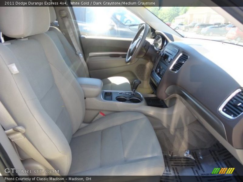White Gold / Dark Graystone/Medium Graystone 2011 Dodge Durango Express 4x4