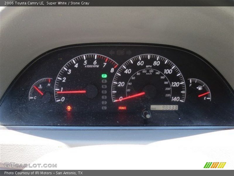 Super White / Stone Gray 2006 Toyota Camry LE