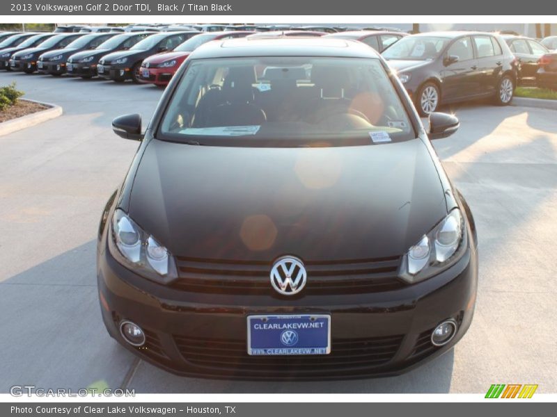 Black / Titan Black 2013 Volkswagen Golf 2 Door TDI