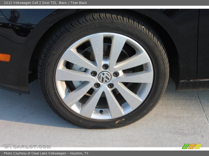 Black / Titan Black 2013 Volkswagen Golf 2 Door TDI