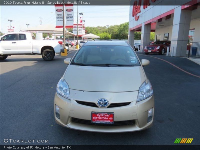 Sandy Beach Metallic / Bisque 2010 Toyota Prius Hybrid III
