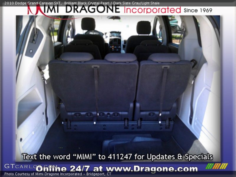 Brilliant Black Crystal Pearl / Dark Slate Gray/Light Shale 2010 Dodge Grand Caravan SXT