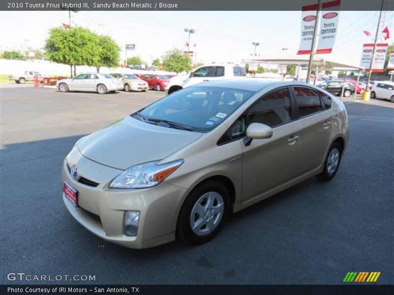 Sandy Beach Metallic / Bisque 2010 Toyota Prius Hybrid III