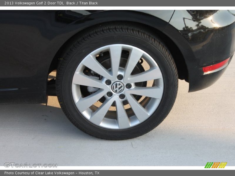 Black / Titan Black 2013 Volkswagen Golf 2 Door TDI