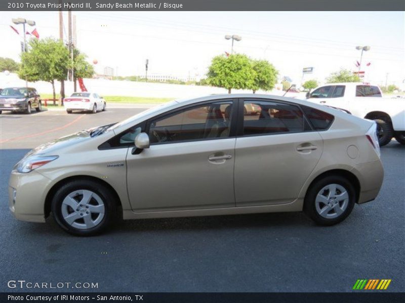 Sandy Beach Metallic / Bisque 2010 Toyota Prius Hybrid III