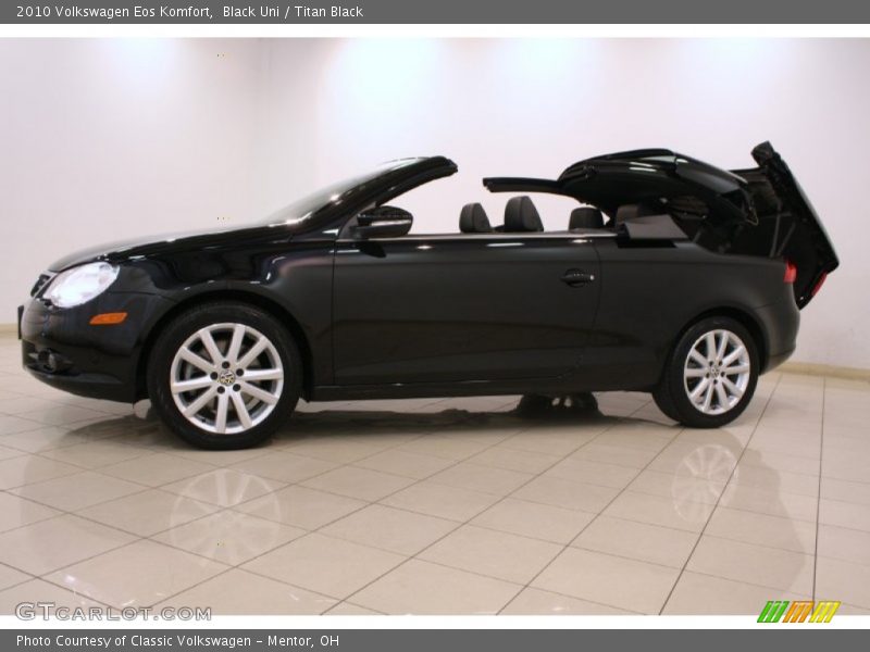 Black Uni / Titan Black 2010 Volkswagen Eos Komfort