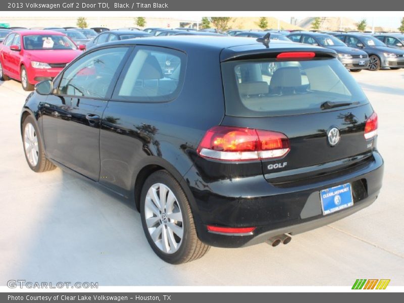 Black / Titan Black 2013 Volkswagen Golf 2 Door TDI