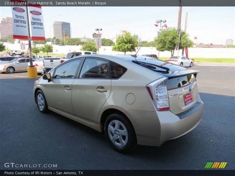 Sandy Beach Metallic / Bisque 2010 Toyota Prius Hybrid III