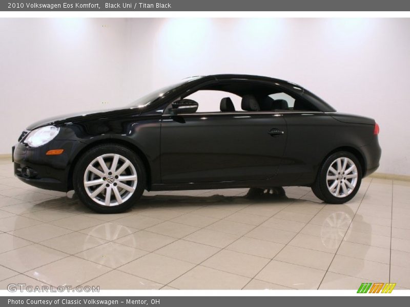 Black Uni / Titan Black 2010 Volkswagen Eos Komfort