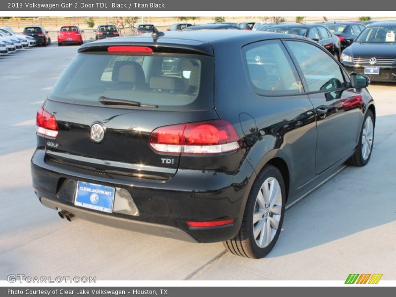 Black / Titan Black 2013 Volkswagen Golf 2 Door TDI