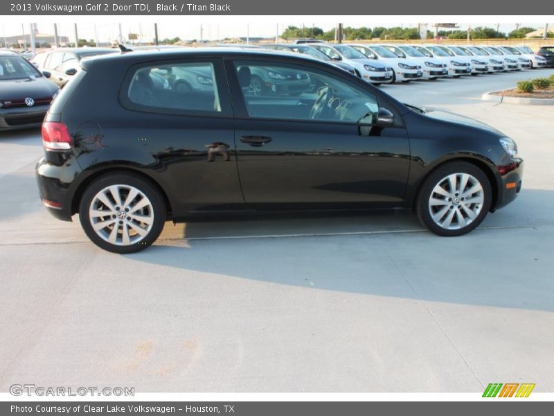 Black / Titan Black 2013 Volkswagen Golf 2 Door TDI